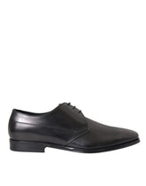 Dolce & Gabbana Black Leather Derby Formal Dress Men Shoes -   -  Dolce & Gabbana.